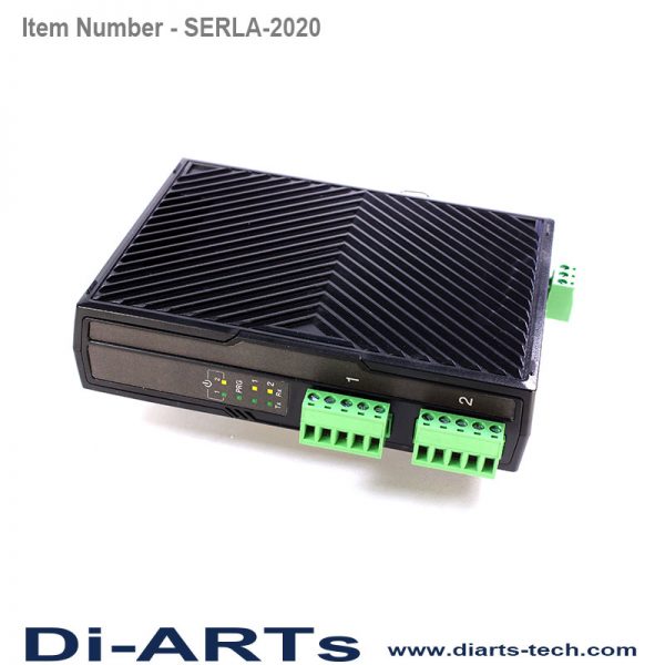 RS485 RS422 2 port device server over IP SERLA-2020